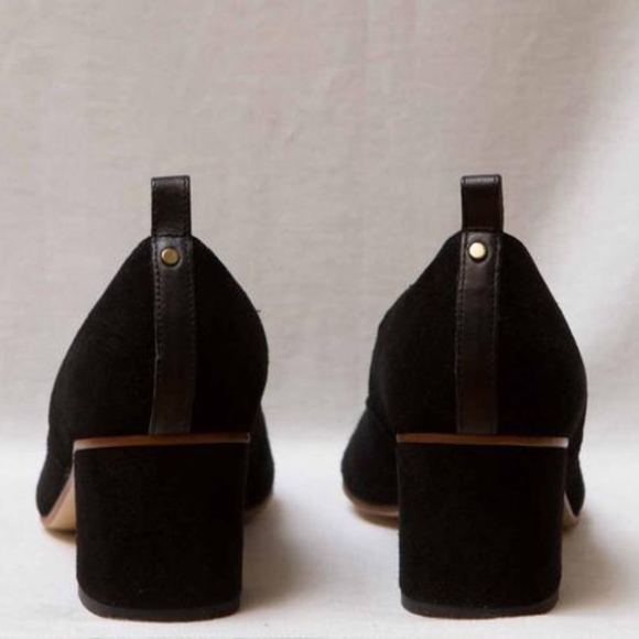 ATP Atelier Black Suede Nava Pumps - Picture 4 of 8